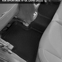 3D коврики EVA с бортами Kia Sportage IV QL (2015-2022)
