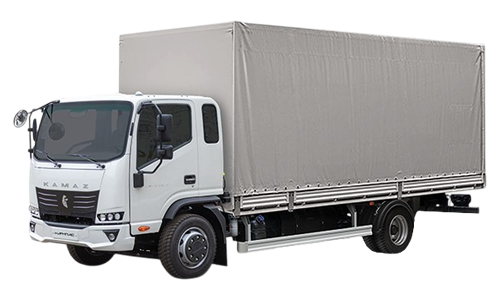 3D коврики EVA с бортами в салон  на КАМАЗ КОМПАС 12 (2022-н.в)