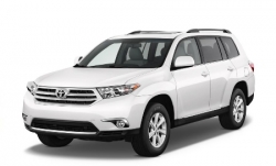 2D коврики EVA в салон и багажник на Toyota Highlander II (2007-2013)